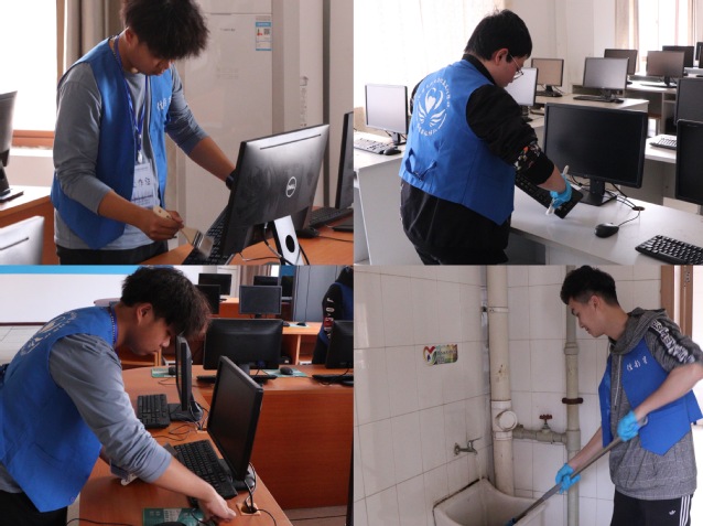 【学雷锋】电子信息工程学院:开展"机房清洁员"义务打扫机房活动